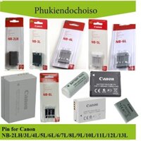 Pin máy ảnh du lịch Canon NB-1L/2L/3L/4L/5L/6L/7L/8L/9L/10L/11L/12L/13L