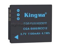 Pin máy ảnh Kingma for Panasonic Lumix CGA-S005E / BCC12 dung lượng 1100mah