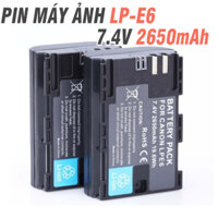 Pin máy ảnh LP-E6 7.4v 2650mAh dùng cho máy ảnh Canon 5DMark3 5D4 6D 6D2 7D2 80D 90D