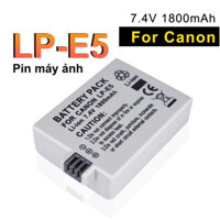 Pin máy ảnh pin Canon LP-E5 LPE5 450D 500D 1000D X3 Kiss F Kiss X2 Kiss X3