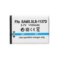 PIN MÁY ẢNH SAMSUNG SLB-1137D, DÙNG CHO Digimax U-CA 401, U-CA401, CA401, Digimax U-CA 501, U-CA501, CA501, Digimax U-CA