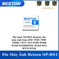 Pin Máy Ảnh Sony NP-BN1 Beston Sony DSC TX9C T99C T99DC TX7C TX5 W390 W380 W350 W350DWX5C W320 W31