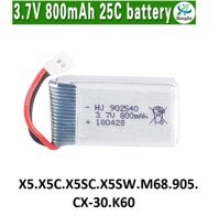 Pin Máy Bay Điều Khiển  Flycam Dung Lượng Cao 3.7V 800mAh 25C