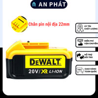 Pin máy khoan, máy siết bulong Dewalt 20v chân pin nội địa 22mm 2.2cm 10cell dung lượng khủng
