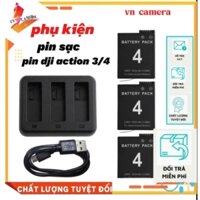pin máy quay dji action 3 4 chính hãng  vncamera