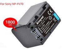 Pin máy quay phim Kingma for Sony FV70 dung lượng 1800mAh