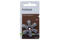 Pin máy trợ thính 312 Phonak