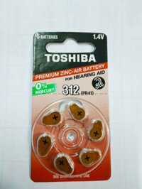 Pin Máy Trợ Thính 312 TOSHIBA