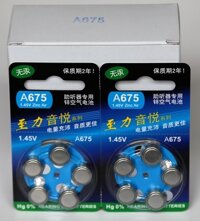 Pin máy trợ thính Alkaline 675