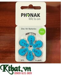 Pin máy trợ thính PHONAK PR44 _Pin 675, Pin máy điếc PHONAK PR44 /675 chính hãng _X.xứ Đức (Germany)