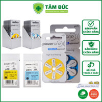 Pin Máy Trợ Thính Power One P675 - 1.45v, Pin Ốc Tai Điện Tử - Xuất Xứ Từ Đức [Vỉ 06 VIÊN - CHÍNH HÃNG ]