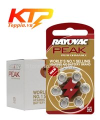 Pin máy trợ thính Rayovac 312