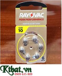 Pin máy trợ thính Rayovac PR536 /Pin số 10, Pin máy điếc Rayovac PR536 /Pin 10 chính hãng _Xuất xứ ANH