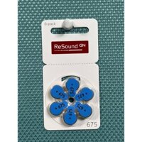 Pin máy trợ thính Resound 675