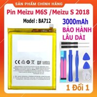 Pin Meizu M6S / Meizu S 2018 BA712 - Tặng kèm keo và bộ tháo mở