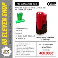 Pin Milwaukee M12 Dung Lượng 2.5Ah (VTC5)