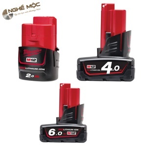 Pin Milwaukee M12B6 12V 6.0Ah