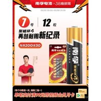 Pin Nanfu AA AAA, pin kiềm AA AAA cho đồ chơi trẻ em, điều khiển từ xa, chuông năng lượng, chuột, điều hòa, TV, ô tô điều khiển từ xa nhỏ AA, khóa thông minh, đồng hồ báo thức, hàng chính hãng, 12 miếng