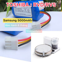 PIN NÂNG CẤP CHO ROBOT HÚT BỤI TOSHIBA MODEL:RVD/RVS , CHUẨN LG/SAMSUNG BẢO HÀNH 9 THÁNG