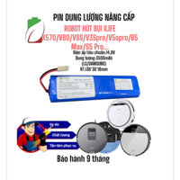 PIN NÂNG CẤP CHO  ROBOT HÚT BỤI ILIFE ILIFE X570/V80/V8S/V5S  PRO/X750/V3S/ V3S V5S PRO( LG/SAMSUNG BH 9 THÁNG)