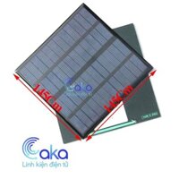 Pin năng lượng mặt trời 6V 3W kích thước 145x145mm