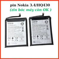 Pin nokia 3.4/HQ430 (pin zin bóc máy) chất lượng tốt,mới về