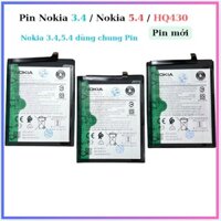 pin Nokia 3.4,nokia 5.4/HQ430 ,mới