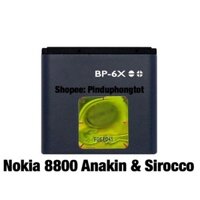 Pin Nokia 8800 Sirocco Anakin Model BP 6X