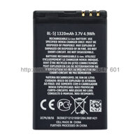 Pin Nokia Lumia 620 5228 5230 5233 5235 N900 (BL-5J) 1320mAh Zin - Hàng nhập Khẩu