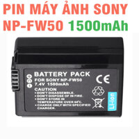 Pin NP FW50 7.4v dung lượng 1500mah dùng cho máy ảnh sony A6000, A6300, A6500, A7, A7 II, A7R, A7S