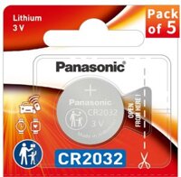 Pin Nút Áo Lithimium 3V CR2032/5BN Panasonic