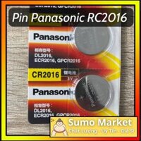 Pin Panasomic CR2032 - CR2016 - CR2025 Chuyên Dụng Cho Remote, Khoá Thông Minh  - 2016 - Vĩ 5 viên