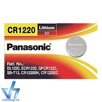 Pin Panasonic CR1220 dùng cho điện thoại remote đồng hồ nhiệt kế v.v…
