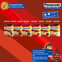 Pin Panasonic CR2032 / CR2025 / CR2016 / CR1632 / CR1620 / CR1616 / CR1220 / CR1216 / CR2450 / LR44 - Vỉ 1 Viên