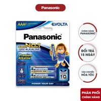 Pin Panasonic Evolta Premium Alkaline AAA / LR03EG 1.5V ( Vỉ 2 ) - Hàng Chính Hãng