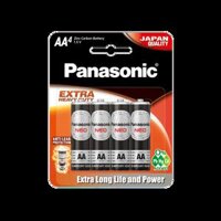 Pin Panasonic Manganese R6NT/4B - 4 viên AA/ vỉ