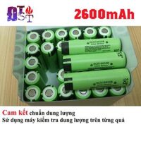 Pin Panasonic NCR18650B 2600mAh Cam kết chuẩn dung lượng - pin 18650