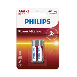 Pin Philips Alkanline AAA LR03P2B/97