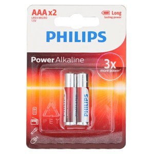 Pin Philips Alkanline AAA LR03P2B/97