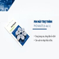 Pin Phonak 675( Pin chính hãng Phonak ) - Pin máy trợ thính 6 viên/ 1 vỉ