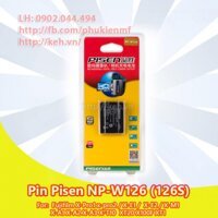 Pin Pisen NP-W126 / NP-W126S 7.2V 1050mah for Fujifilm X-Pro1, X-E1, X-A1, X-T1…