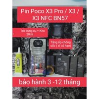 Pin  Poco X3 NFC / X3 Pro BN57 chính hãng Suiqi Và Lehehe - OEM