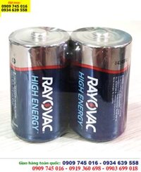 Pin Rayovac LR20, Pin đại D 1.5v Alkaline Rayovac LR20 HighPower chính hãng (Loại 02viên)