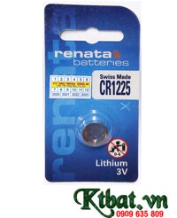 Pin Renata CR1225; Pin 3v Lithium Renata CR1225 _Made in Swiss _Vỉ 1viên