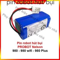 Pin robot hút bụi Probot Nelson 980, 980 Wifi, 980 Plus - Bảo hành 3 tháng (Lỗi 1 đổi 1)