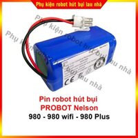 Pin robot hút bụi Probot Nelson 980, 980 Wifi, 980 Plus - Bảo hành 3 tháng (Lỗi 1 đổi 1)