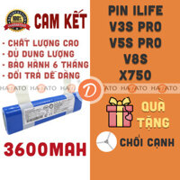 Pin robot iLife V3S PRO V5S PRO V50 V8S X750 Medion MD 18501 MD 18500 MD 19510 MD 19511 Bảo hành 6 tháng ####