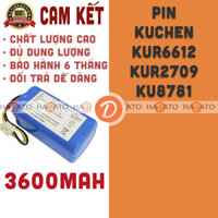 Pin robot KUCHEN KUR6612 KUR2709 KU8781 3600mAh Bảo hành 6 tháng ####