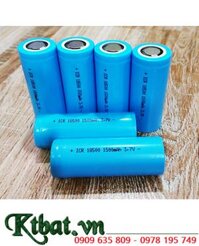 Pin sạc 18500; Pin sạc 3.7v Lithium Li-ion ICR18500 (1500mAh, 18mmx50.5mm) chính hãng