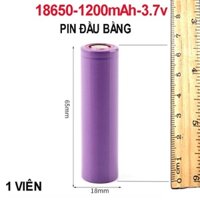 PIN SẠC 18650 3.7V 6800mAh dùng cho quạt MINI, tông đơ, Micro. Chế tạo pin dự phòng